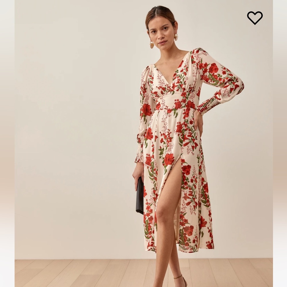 Reformation Lindero Dress . Size 0.